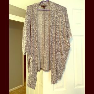 Cardigan- Navy and White